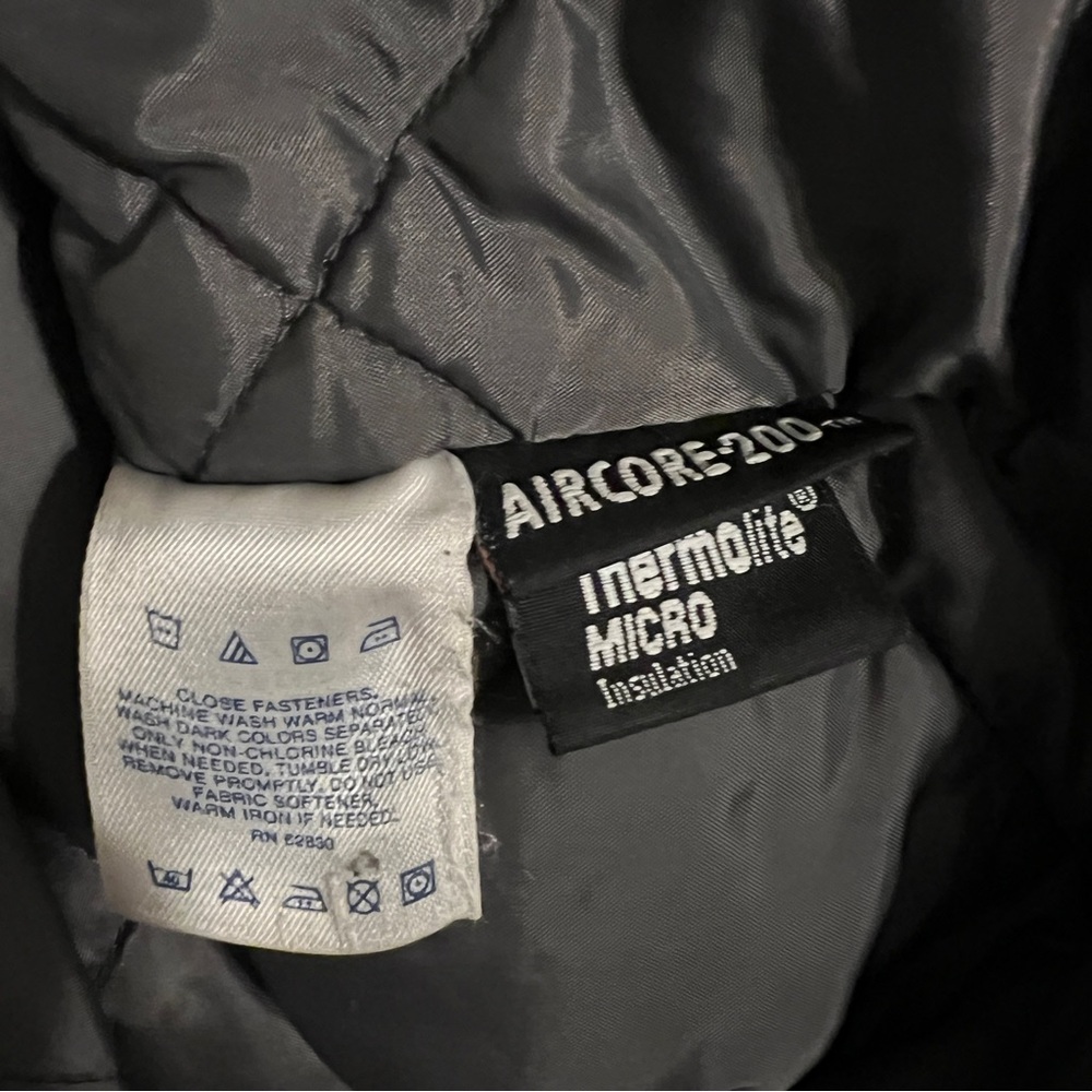 Lands End Jacket Size Small Pink Winter Polartec Hooded Mid Length Pockets - Picture 12 of 13